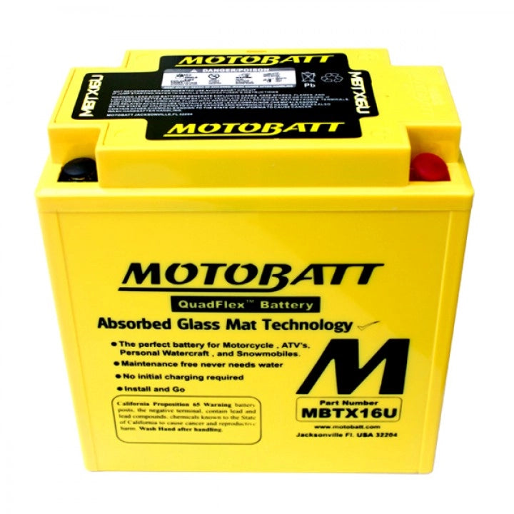 BATTERIA MOTOBATT AGM MBTX16U 12V 19Ah BQ025