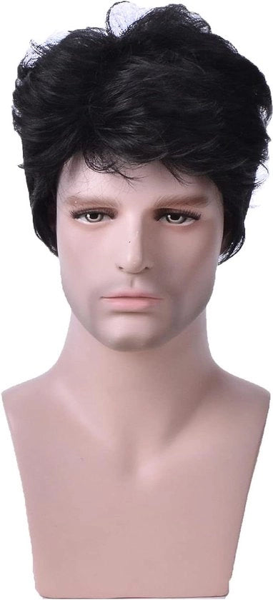 Pruik Heren Cosplay Halloween Kostuumfeest - Capello sintetico termoresistente per uomo - Utilizzo per dating - Contenuto richiesto