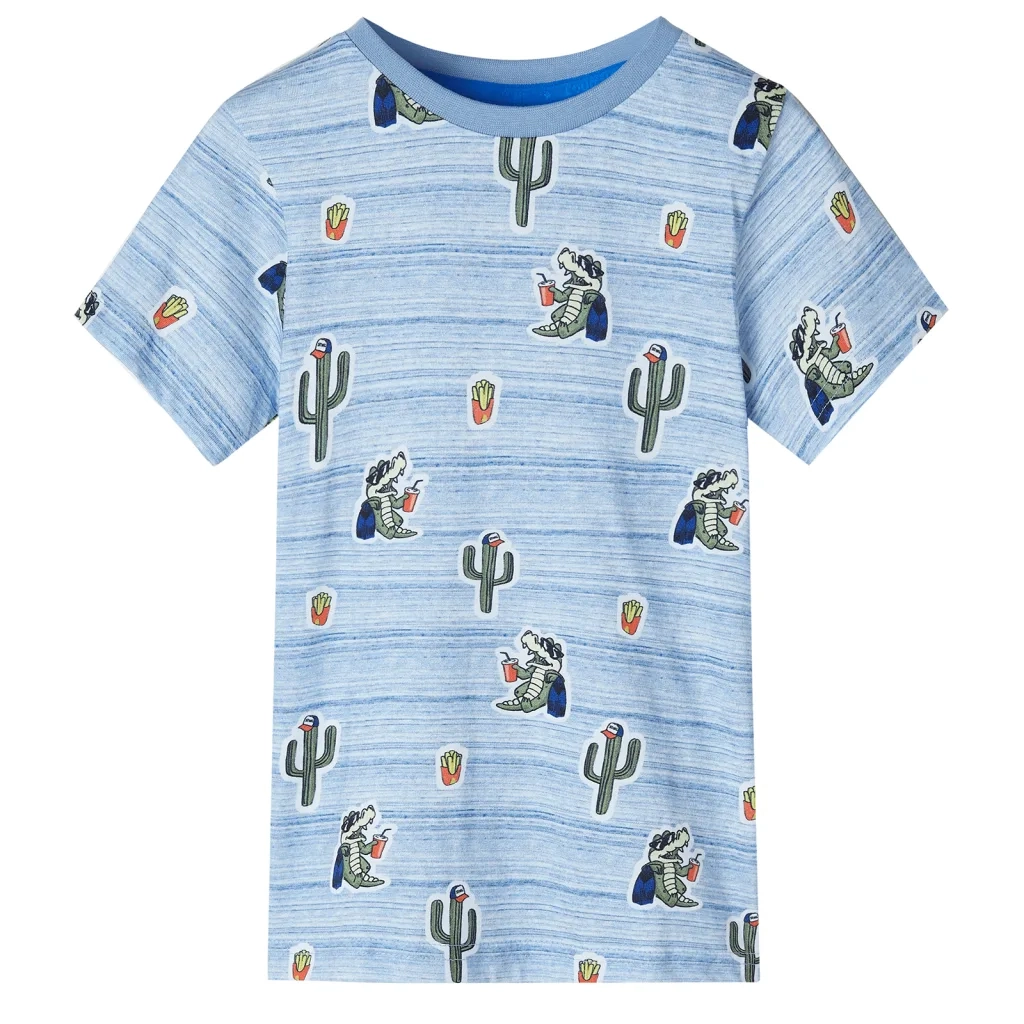 Maglietta da Bambino Blu Misto 140