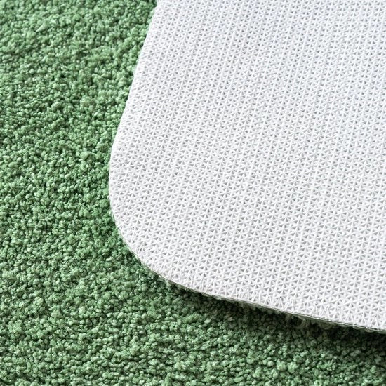 Tappeto antiscivolo assorbente con doccia grande 45x120 cm verde.