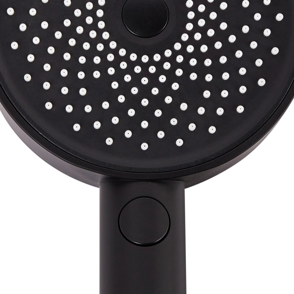 Set doccia con tubo 4 modalità di spruzzo Metallo nero classico moderno