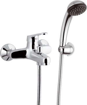 Rubinetto vasca esterno con doccia duplex - serie remix