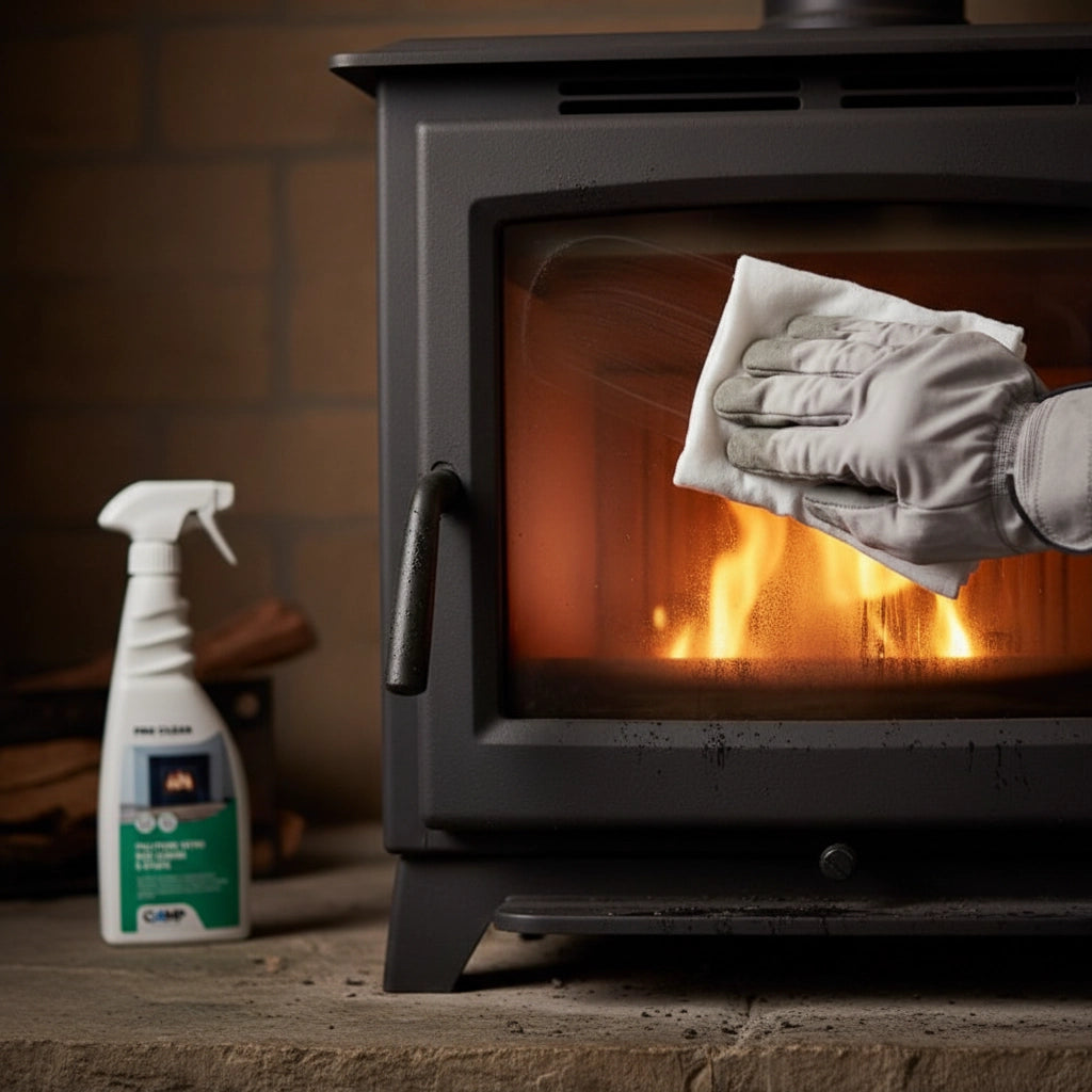 Kit 3 fire clean da 750 ml pulitore decarbonizzante vetri e superfici di camini