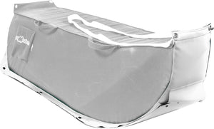 Slitta per Neve 135x38x34 cm in Acrilico Pomodone Slittone Bianco