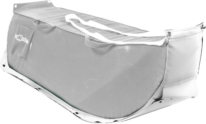 Slitta per Neve 135x38x34 cm in Acrilico Pomodone Slittone Bianco