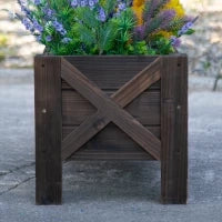 Letto per Orto Rialzato e Fioriera da Esterno Rettangolare, 100x36.5x36cm