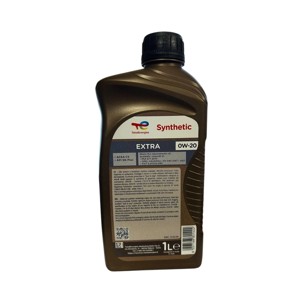 OLIO PER MOTORI TOTALSYNTHETIC EXTRA OX-20