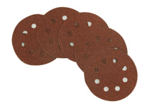 poggi art. 349.75 10 dischi abrasivi diametro 125mm gr.80 cod:ferx.47789