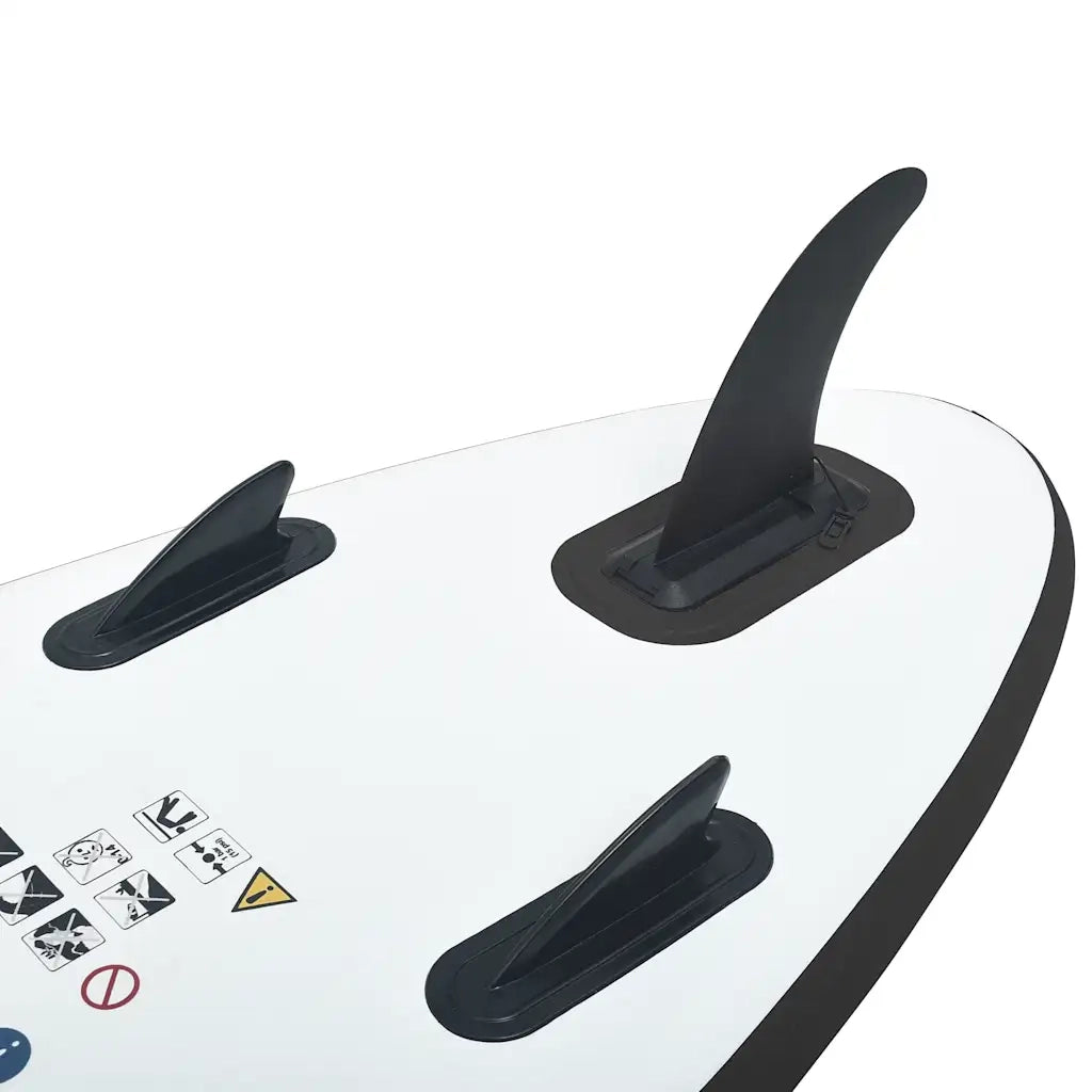 Set Tavola Gonfiabile da SUP Nero e Bianco 92727