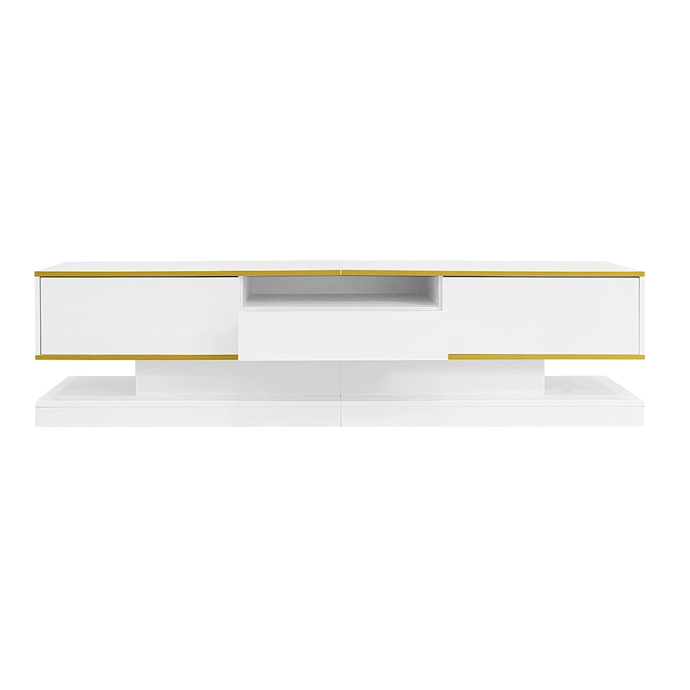 Mobile TV LED RGB - Xylo - 180x38x45cm 3 cassetti