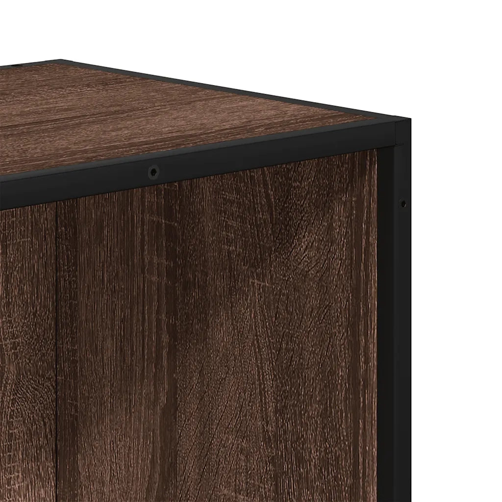 Libreria Rovere Marrone 65,5x33x107,5 cm in Legno Multistrato