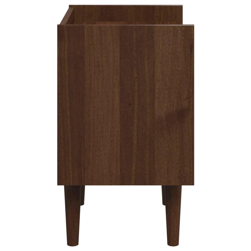Comodino BILBAO Caramello scuro 45 x 35 x 59 cm 42041340