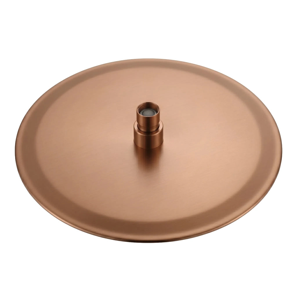 Soffione Doccia Rotondo Rea Js-p014brg 30cm Brush Copper