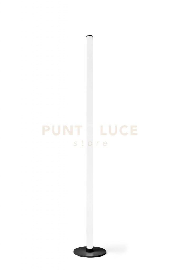 PIRGOS Piantana a LED tubo cilindrio in alluminio altezza 200 cm DIMMERABILE 3000k 4000lm 38,4w