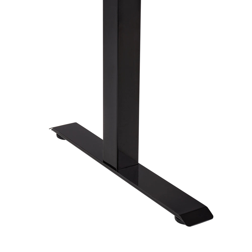 Scrivania regolabile in altezza elettricamente nero 180 x 72 cm Struttura in acciaio verniciato a polvere