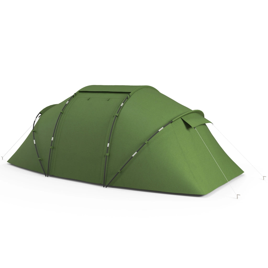 Tenda da campeggio tunnel 4-6 persone ¨C zephmum ¨C Verde impermeabile 2000mm