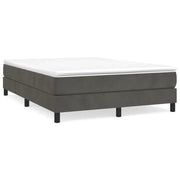 Letto matrimoniale | Letto per adulti | Struttura Letto a Rete a Molle Grigio Scuro 140x200 cm Velluto