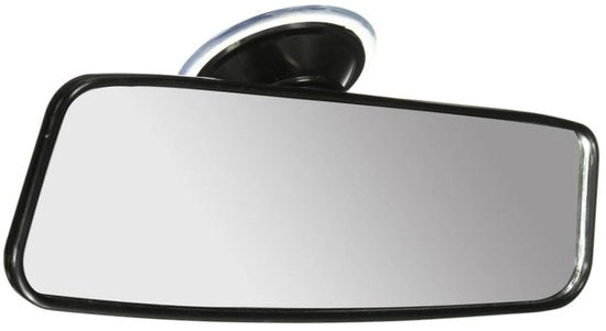 Specchio retrovisore grande angolo con gancio - Dimensioni 20 x 6 cm - Alta luminosità