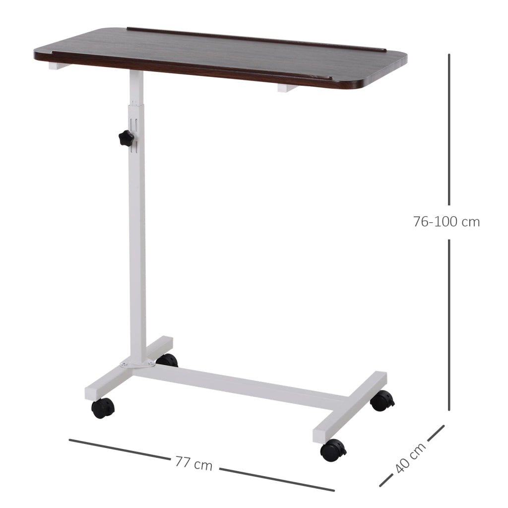 Carrello Portaoggetti ¨C Zephmum ¨C 77x40x76 cm Legno Scuro