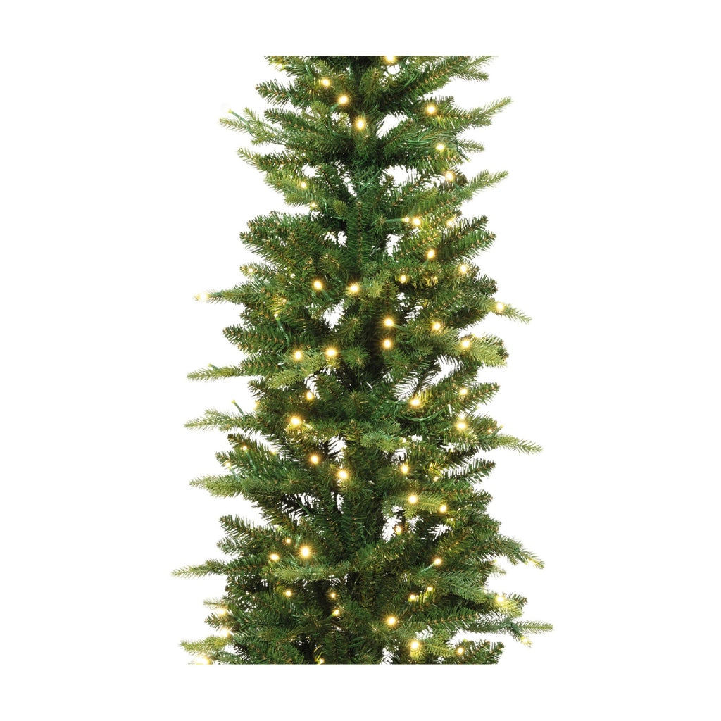 Albero Slim Fir c/350 LED D68 H210cm verde