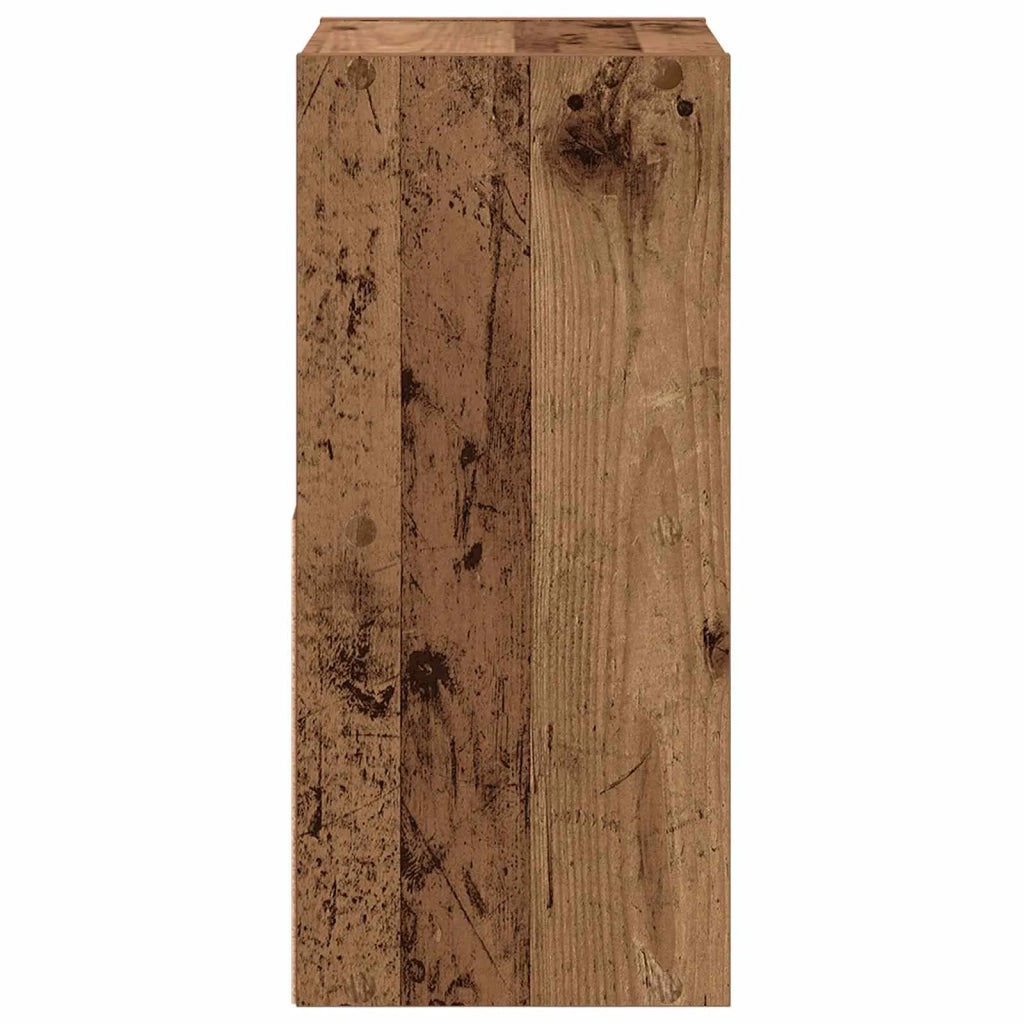 Comodino Legno vecchio 30,5 x 27 x 59,5 cm Legno multistrato