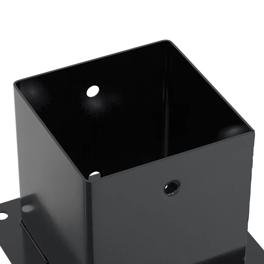 Basi per Pali Quadrati 4pz 141x141mm Acciaio Verniciato Polvere 42000034