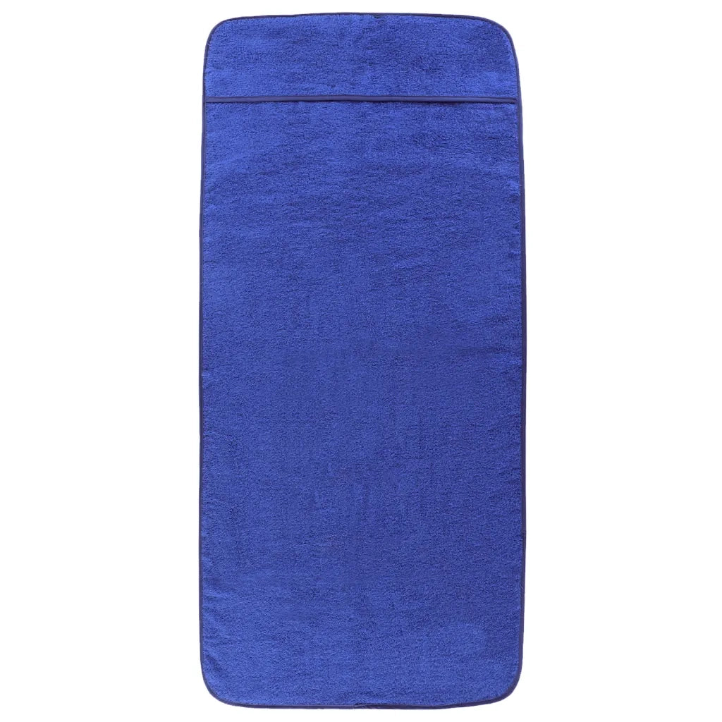 Asciugamani da Spiaggia 2 pz Blu Reale 60x135 cm Tessuto 400 GSM CFW6212987