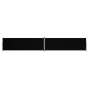 Tenda da sole laterale retrattile/schermo privacy per patio giardino terrazza balcone 200 x 1200 cm nero 02_0007445