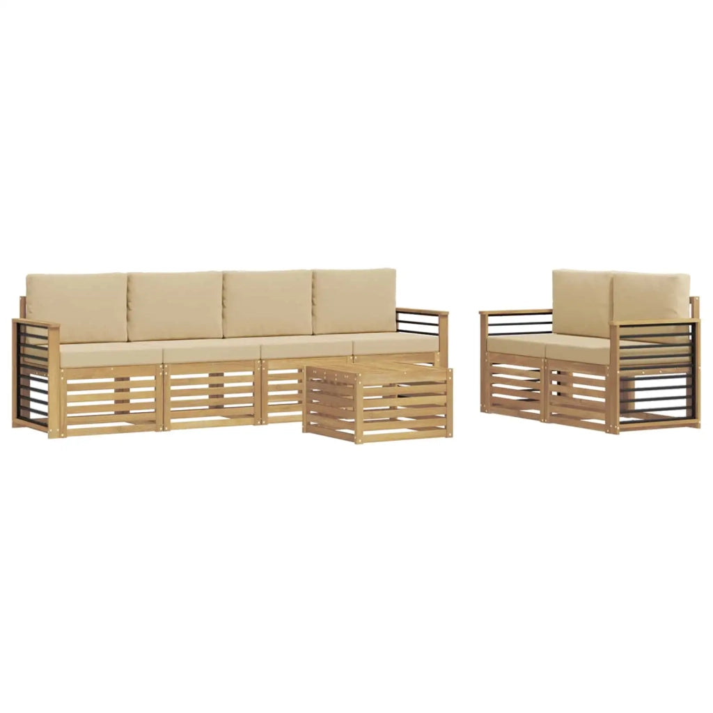 Set divani Legno di Acacia Massello