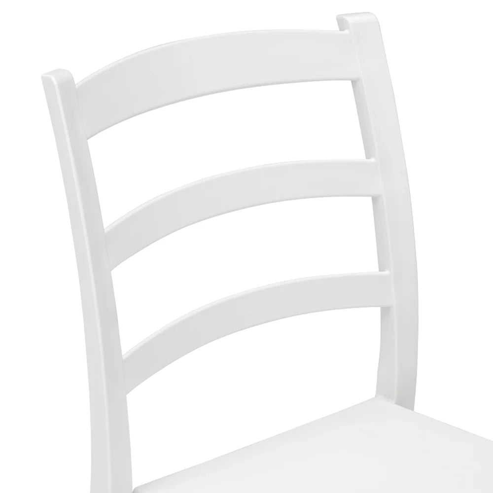 Sedia in polipropilene REA, MADE IN ITALY, impilabile, resistente ai raggi UV, design classico, ideale per sala da pranzo, cucina, sala d’attesa, bar, ristoranti o giardino, colore Bianco
