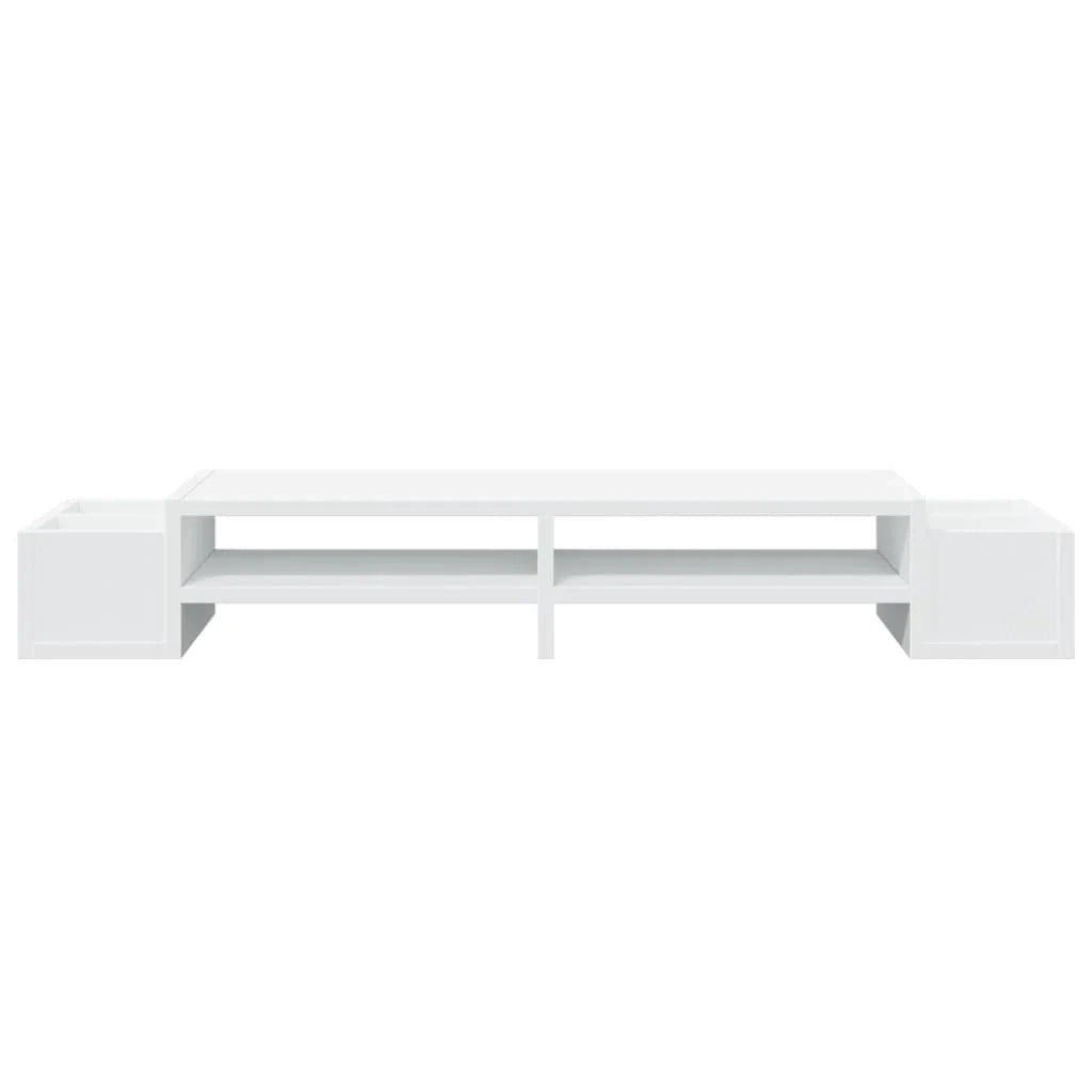 Supporto per monitor scrivania con contenitore legno ingegnerizzato bianco 02_0044922