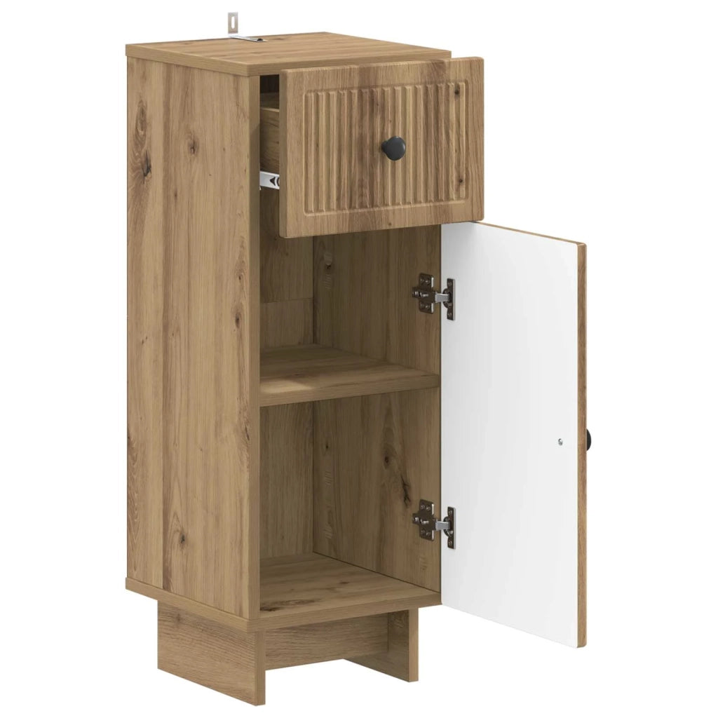 Mobiletto da Bagno EDE Rovere Artigianale 30 x 31 x 80 cm 895954