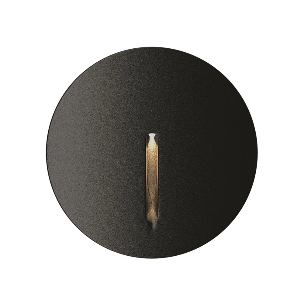 Segnapasso Moderno Da Esterno Alluminio Nero Luce Led 3W Ip54