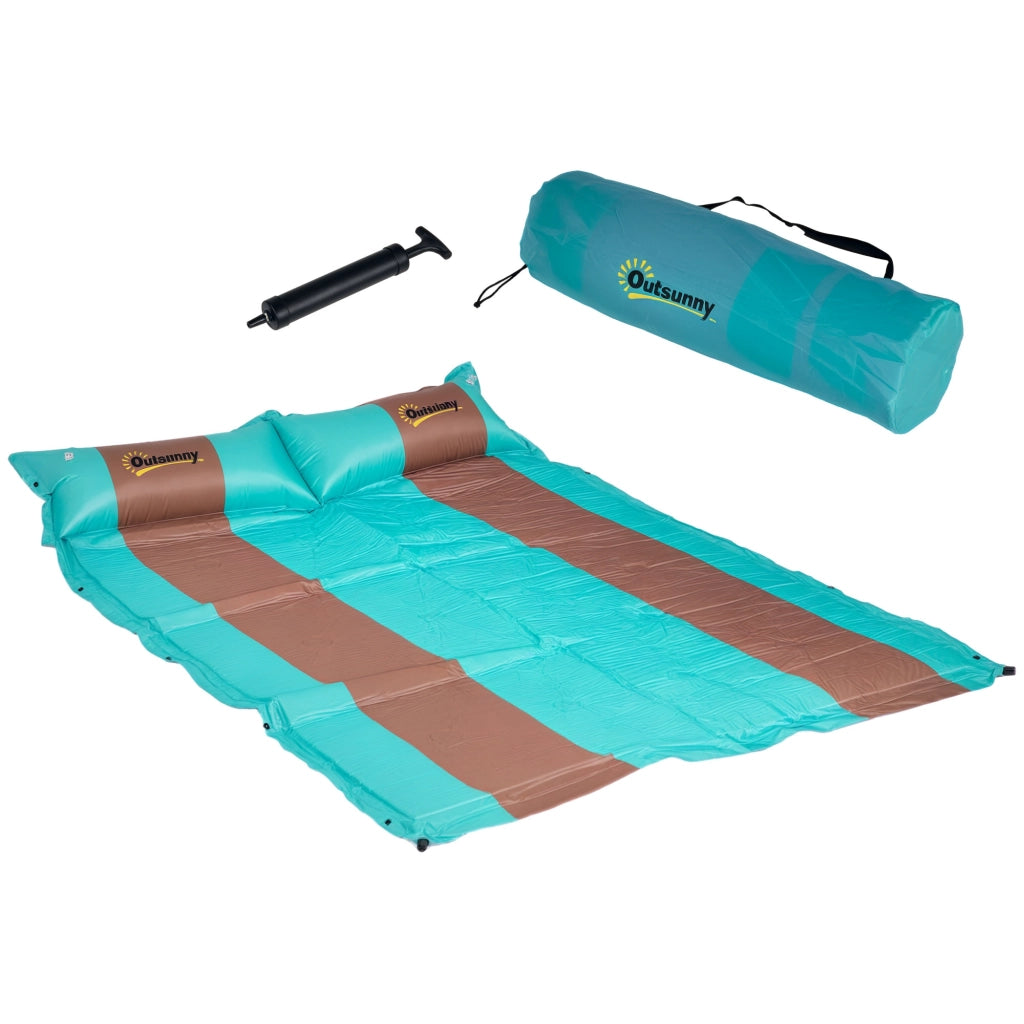 Materasso gonfiabile 2 persone con cuscino e sacco ¨C zephmum ¨C 140x200 cm