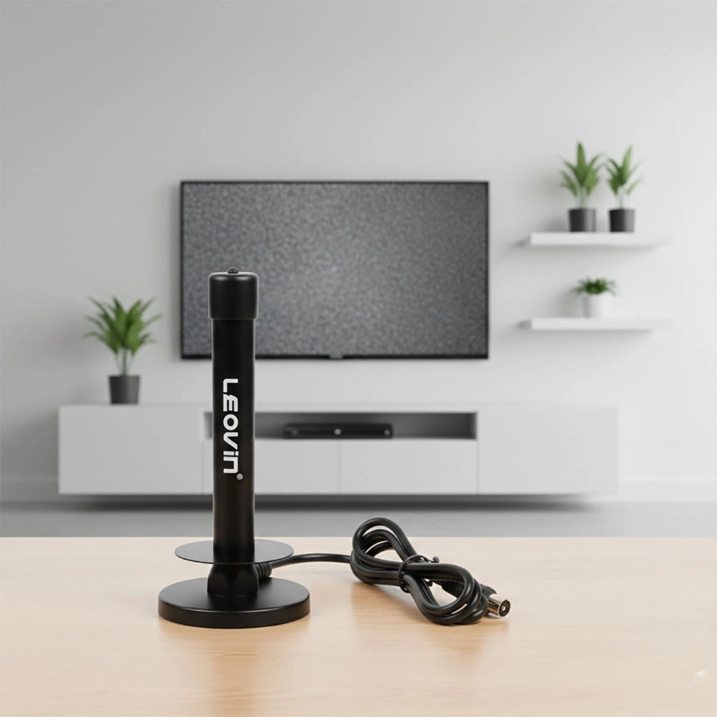 ANTENNA TV DIGITALE CALAMITA PORTATILE AMPLIFICATA DVB-T 25DB AUTO CAMPER CASA