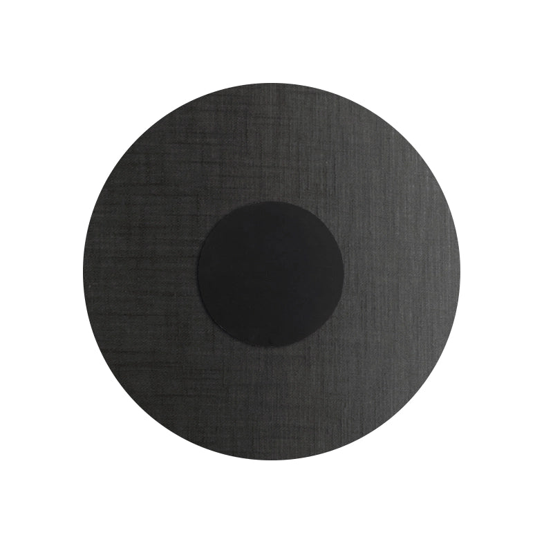 Solaris Applique da Parete Nera con Paralume Antracite 12W 3000K CRI90 IP20 - Rossini Group, Illuminazione LED di Design per Interni