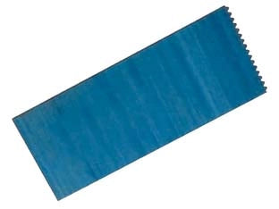 SPATOLE DENTATE SENZA MANICO PER BOSTIK- - mm.60 - 54159 - 12 pezzi AUSONIA