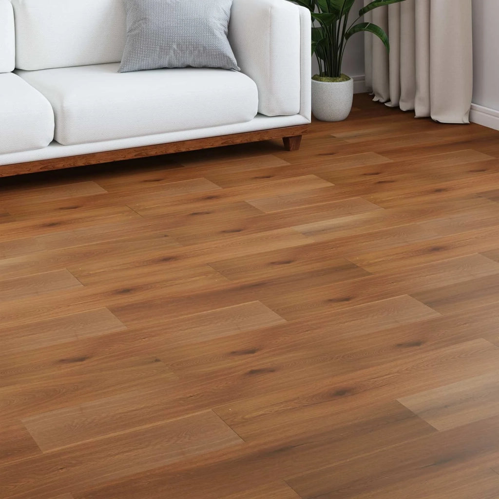 Pavimento in laminato 15 pcs Giallo Dorato 101 x 20 x 0,8 cm 42034107