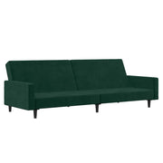 Divano letto | Sof¨¤ letto | Letto singolo a 2 Posti Verde Scuro in Velluto