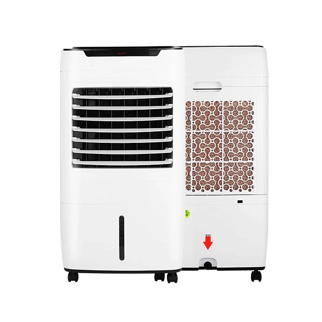 KRS EVC10 Raffrescatore evaporativo portatile  in plastica 1.200 mc/h 385x750x315 18l Bianco