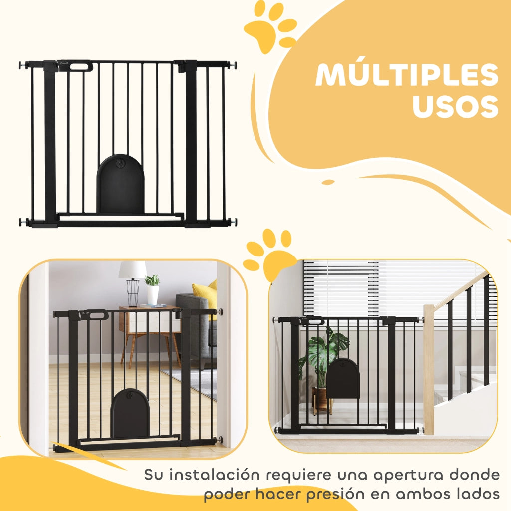 Barriera di Sicurezza per Cani ¨C zephmum ¨C Nero 75-103 cm