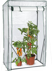 Mini casse per pomodori da giardino - Pellicola trasparente - Doppia parete - 100 x 50 x 158/170 cm