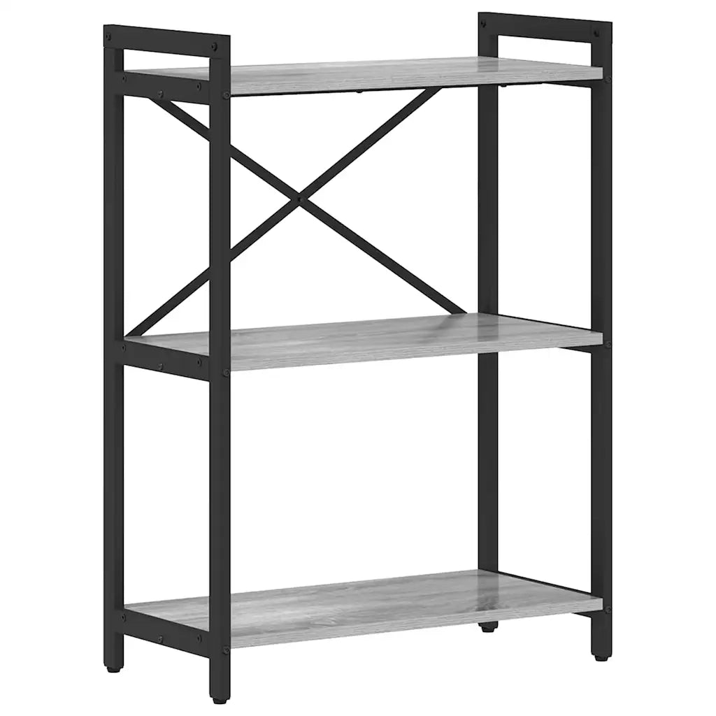 Libreria Grigio sonoma 60 x 30 x 85 cm Legno multistrato 868398