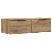 Armadietto a Muro | Mobile a Parete Rovere Artigianale 68x30x20 cm in Truciolato