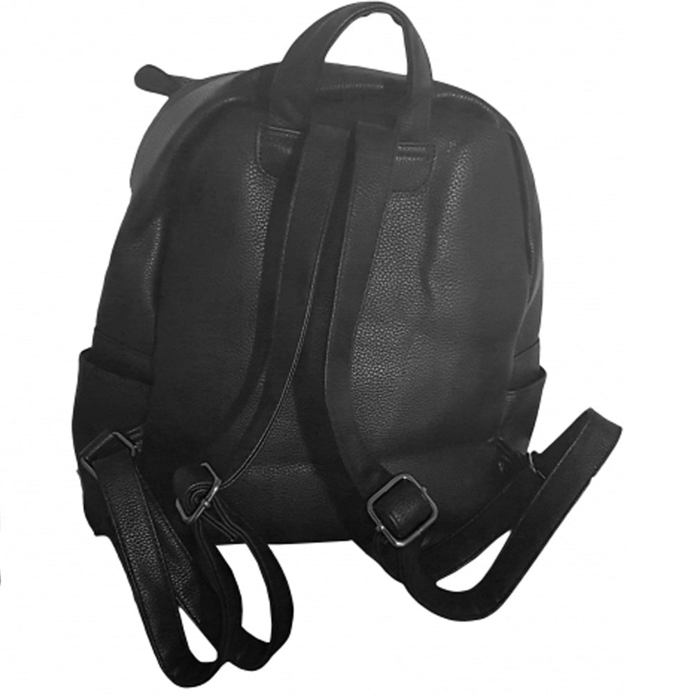 Trade Shop - Zaino Zainetto Donna Ecopelle Casual Tracolla Retrò Vintage Stella Borsa Scuola -