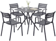 Gartenmцbel-Set Avena mit 4 Stьhlen