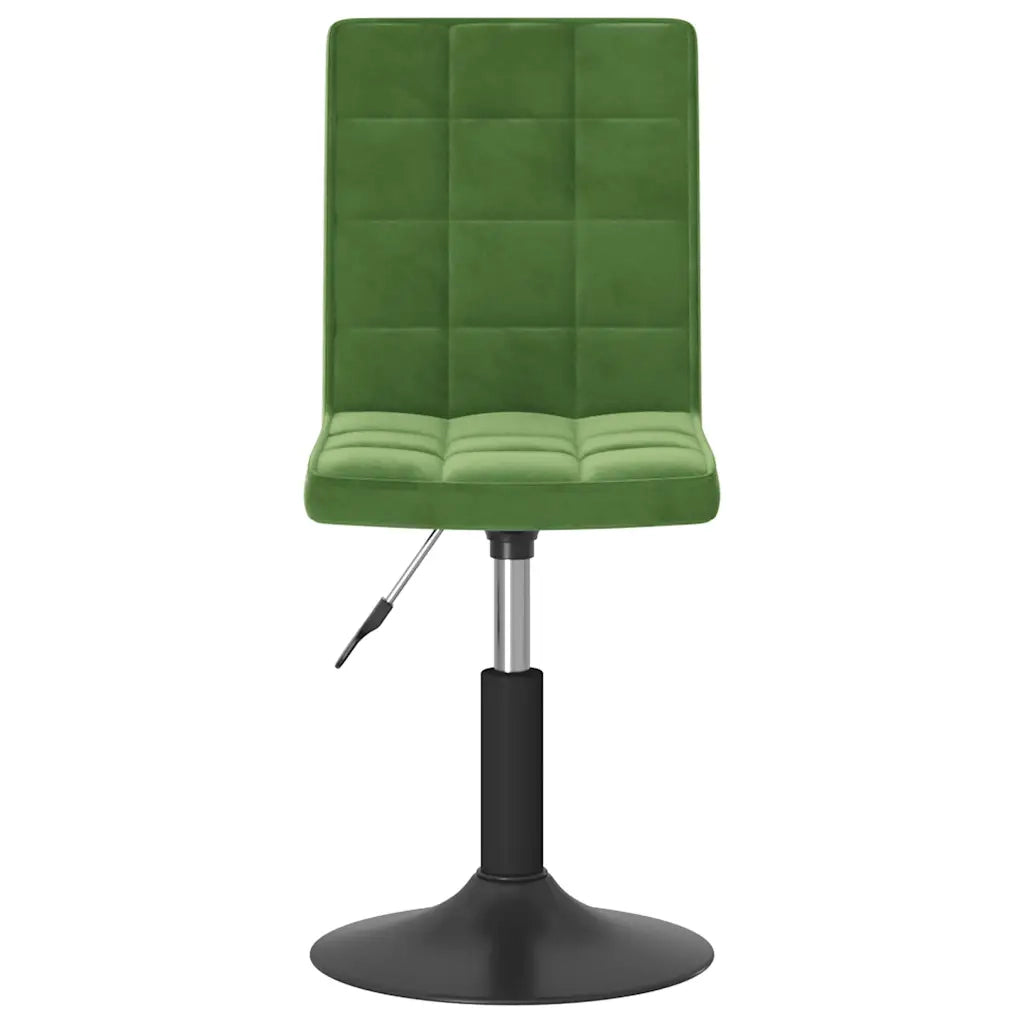 Sedie da Pranzo Girevoli 2 pz Verde Scuro in Velluto 335744