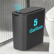 Vaso di Rifiuto Senza Contatto da 5 Galloni per Bagno con Sensore - Contenitore di Spazzatura Intelligente per Cucina e Camera da Letto