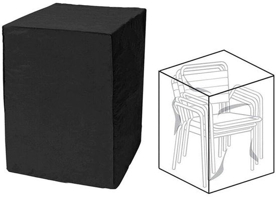 Ottomani per giardino - Ottomani acqua resistente per giardino - Ottomani per giardino - Ottomani da appoggio - 210D Oxford - Acqua resistente - Nero