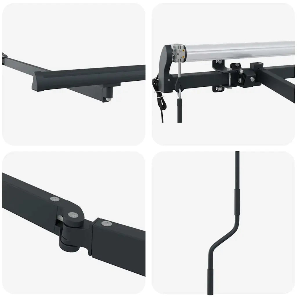 Struttura della tenda Antracite 3 x 2 m Metallo 42002553